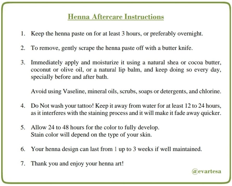 Aftercare Balms: Protect Your Stains – Henna Caravan