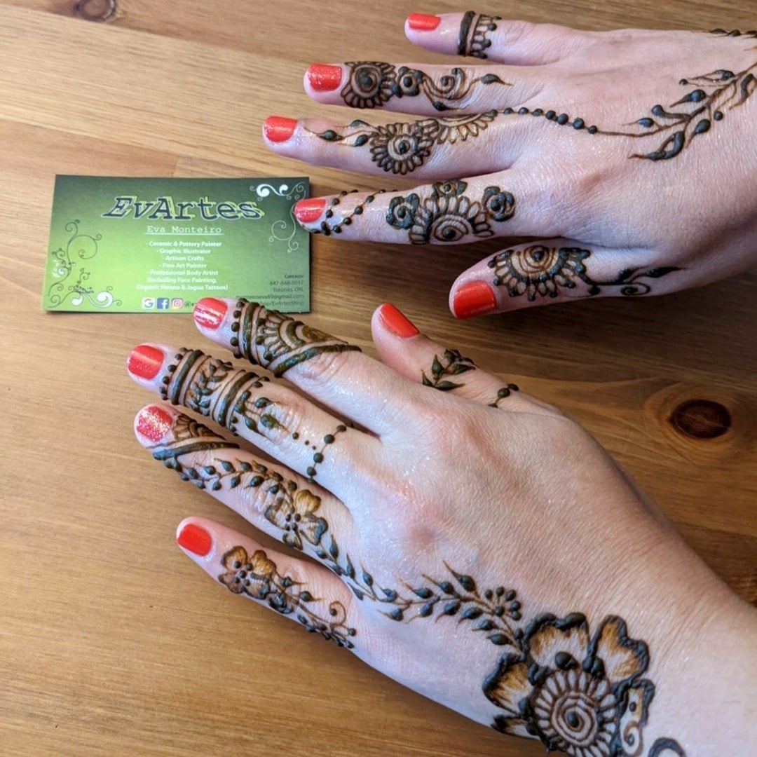 Toronto Henna Artist - Dimple (@pankhudihennaart) posted on Instagram • Nov  15, 202… | Henna tattoo designs arm, Mehndi designs for hands, Mehndi  designs front hand